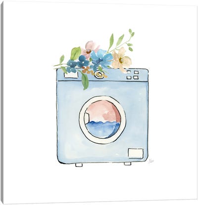 Laundry Washer Canvas Art Print - Nan
