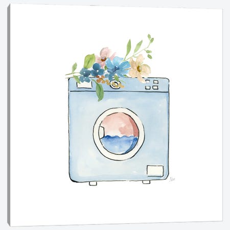 Laundry Washer Canvas Print #NAN794} by Nan Canvas Print