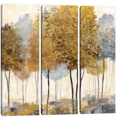 Metallic Forest II Canvas Art Print - Maple Tree Art