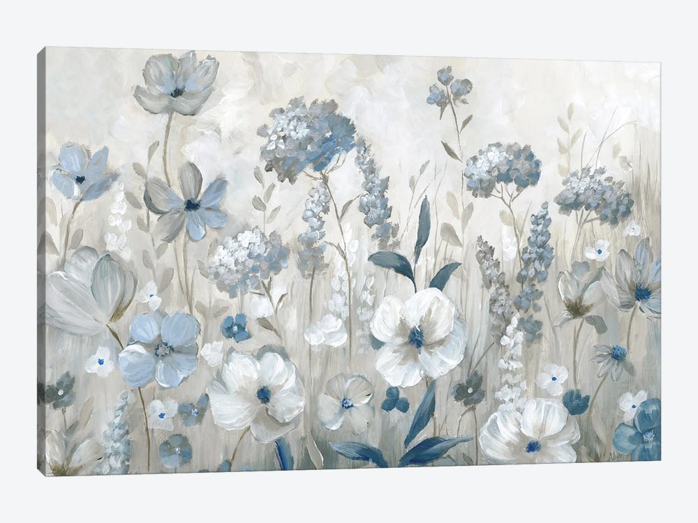 Cool Blue Field by Nan 1-piece Art Print