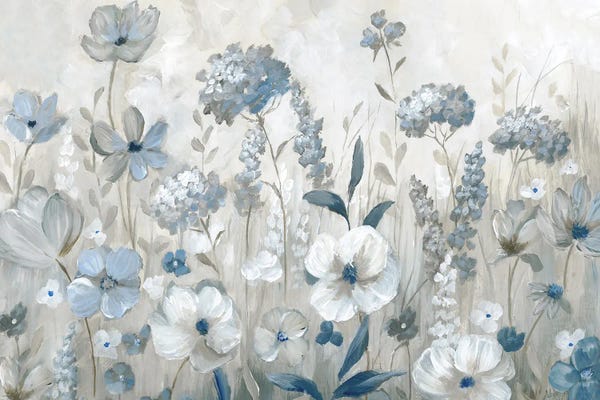 Shabby Chic Décor: Cool Blue Field by Nan