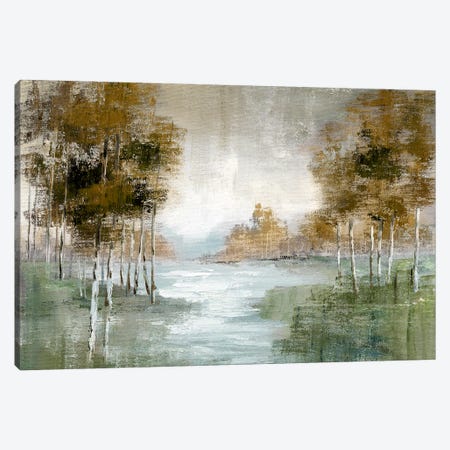 Fall Birch River Canvas Print #NAN805} by Nan Canvas Art Print