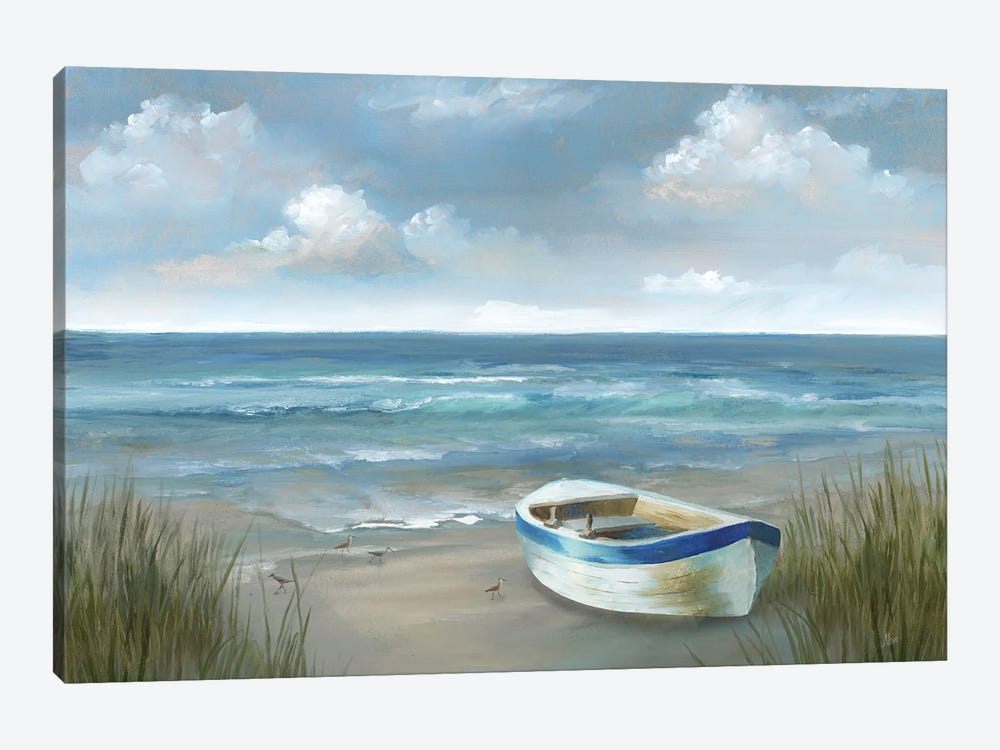 High Tide Boat by Nan 1-piece Canvas Print