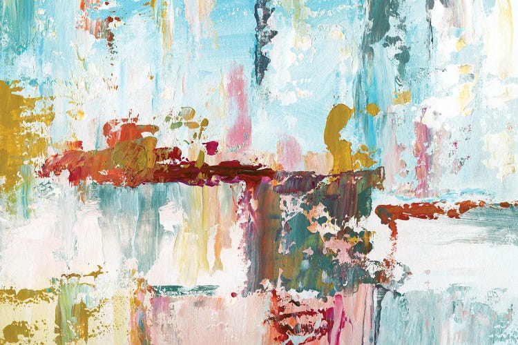 Color Block Splash by Nan canvas print