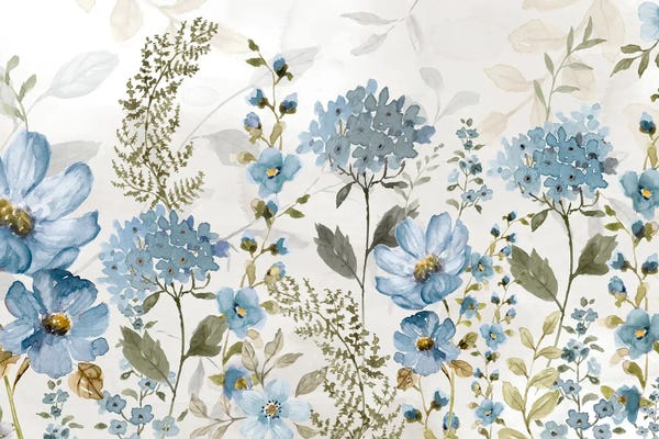 Nan: Blue Summer Blooms by Nan