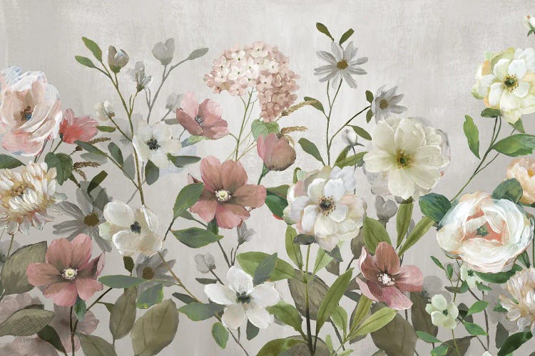 Blush Floral Song by Nan wall art