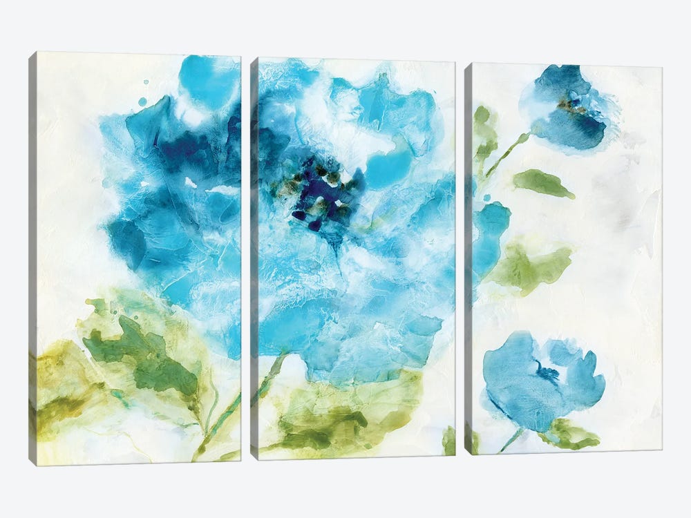 Softly Blue 3-piece Art Print