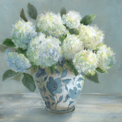 Nan - Unframed Prints: Hydrangea Bouquet by Nan