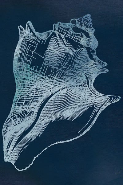 Nan - Unframed Prints: Navy Sea Treasure II by Nan