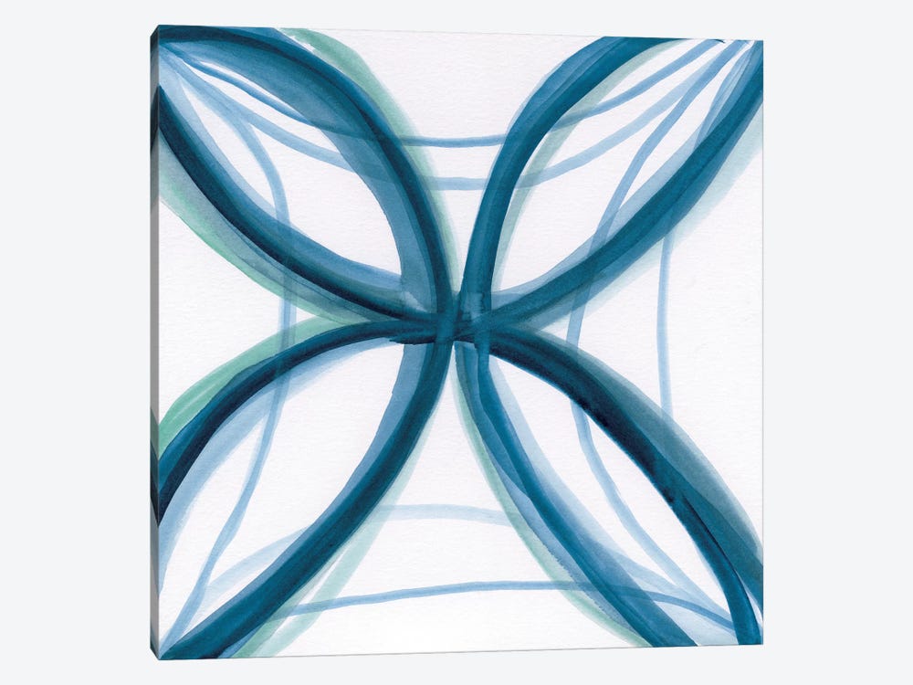 Bold Blue I by Nan 1-piece Canvas Art