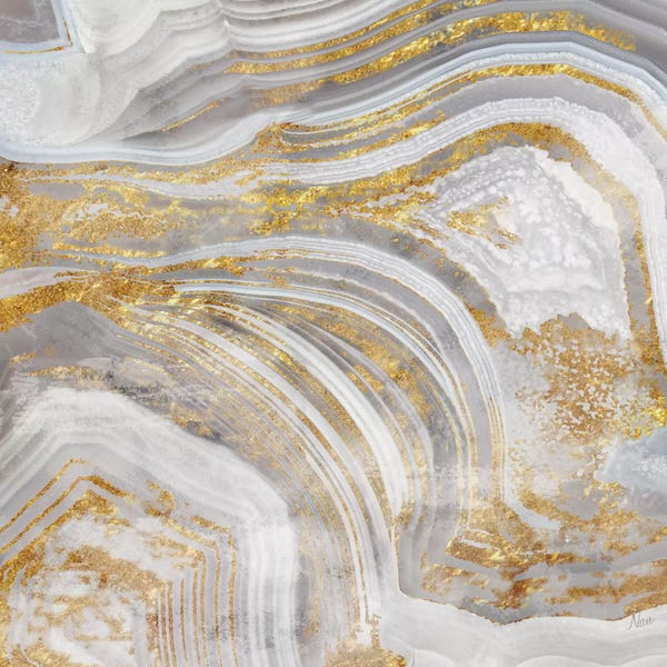 Large Modern Art - Canvas Prints: Agate Allure I by Nan