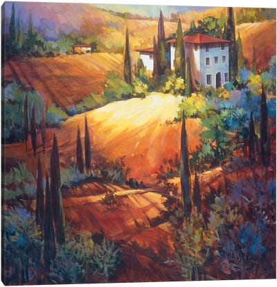 Morning Light Tuscany Canvas Art Print - Italy Art