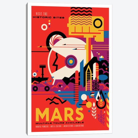 Mars Canvas Print #NAS10} by NASA Canvas Print