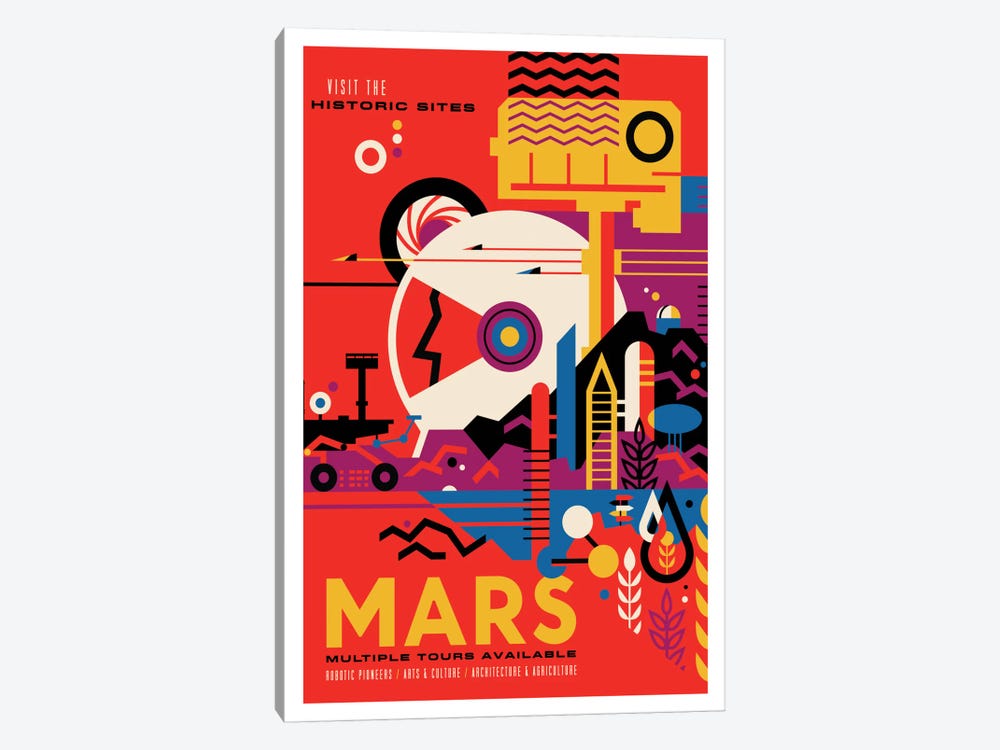 Mars by NASA 1-piece Art Print