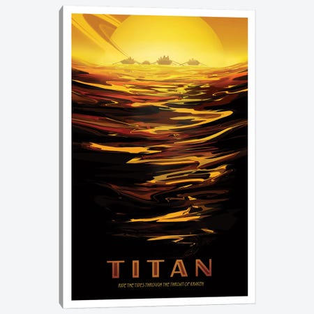 Titan Canvas Print #NAS13} by NASA Art Print