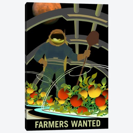 Farmers Wanted Canvas Print #NAS16} by NASA Canvas Art