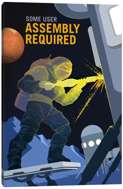 Some User Assembly Required Canvas Art Print - Travel Posters