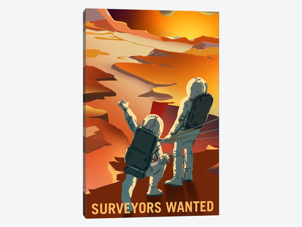 Surveyors Wanted by NASA 1-piece Art Print