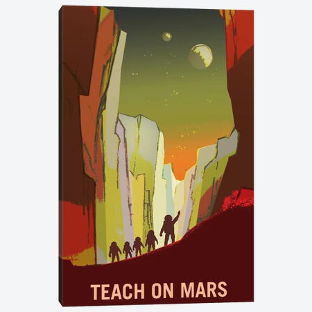Teach On Mars Canvas Print #NAS19} by NASA Canvas Print