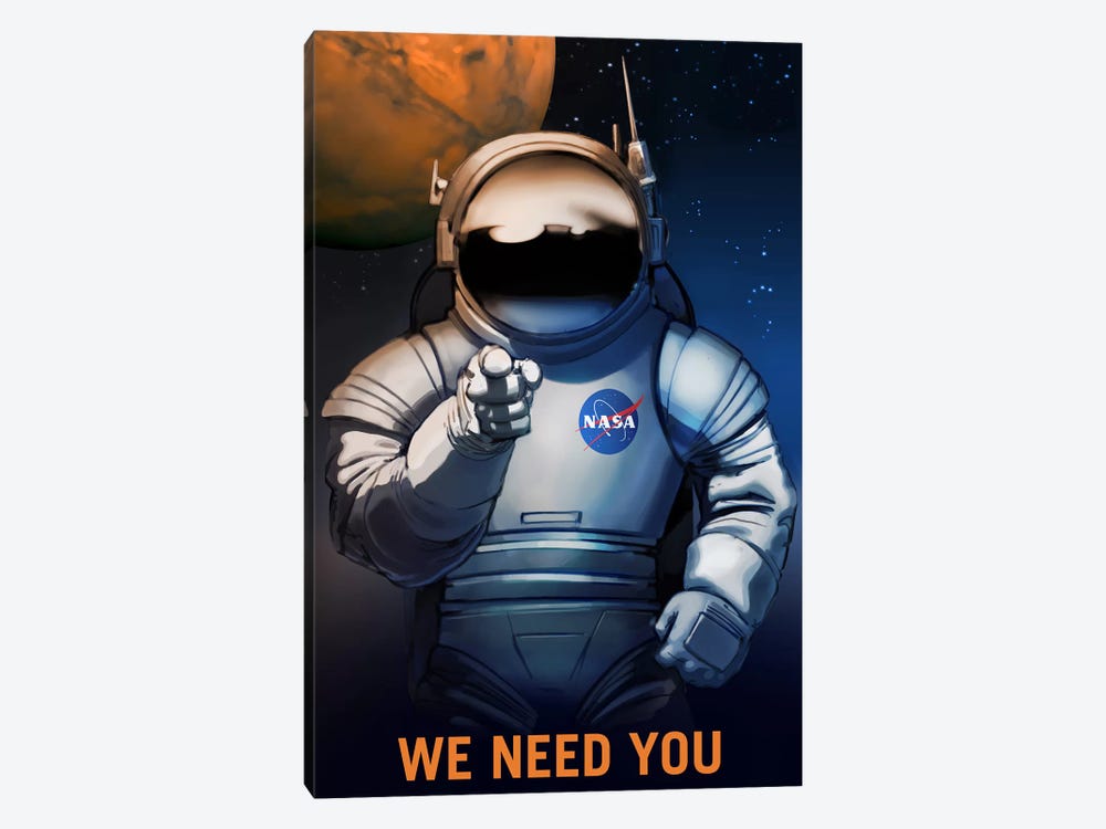 We Need You by NASA 1-piece Art Print