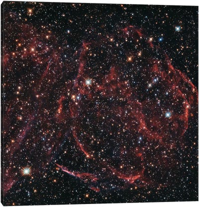 A Long-Dead Star (Remnants Of A Supernova), DEM L316A Canvas Art Print - Star Art