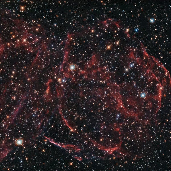 Kids Astronomy & Space Art: A Long-Dead Star (Remnants Of A Supernova), DEM L316A by NASA