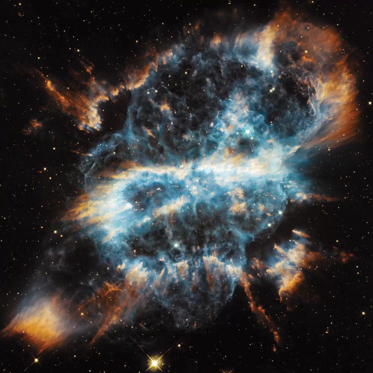 A Planetary Nebula Ornament, NGC 5189 by NASA wall art