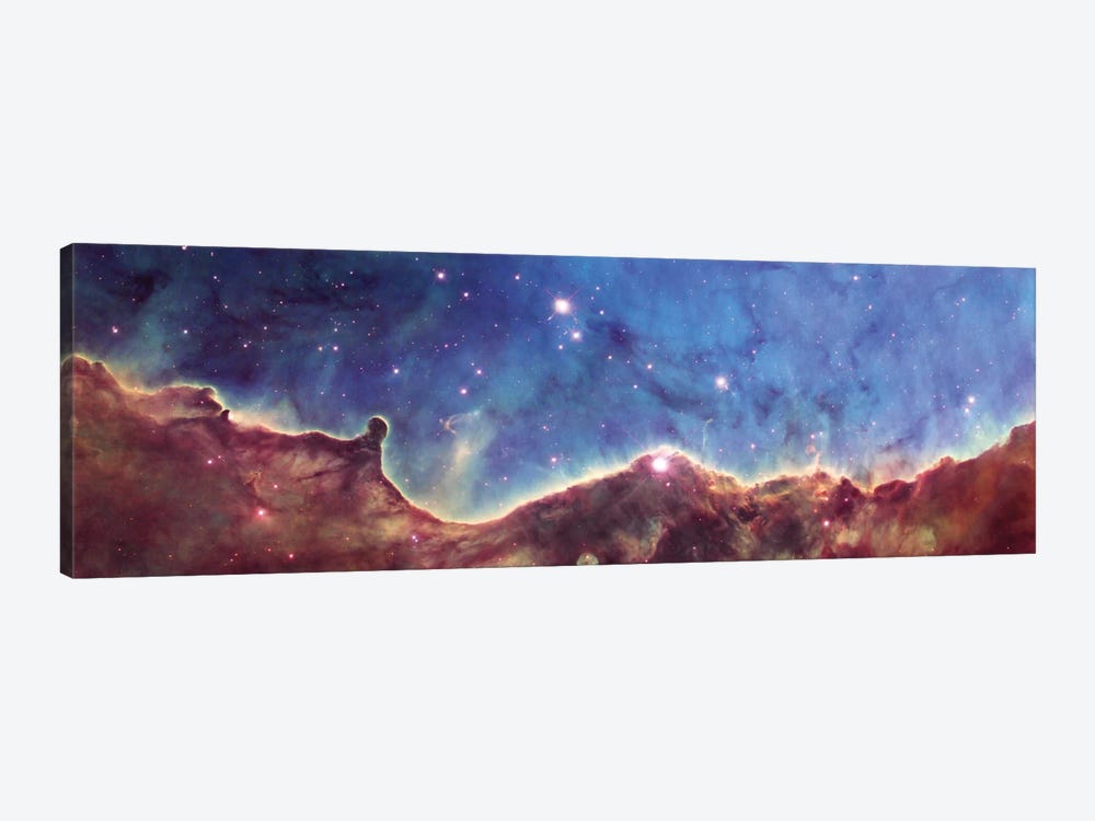 Cosmic Landscape, NGC 3324, NW Corner Of NGC 3372 (Carina Nebula) (Hubble Heritage Project 10th Anniversary Image) by NASA 1-piece Canvas Artwork