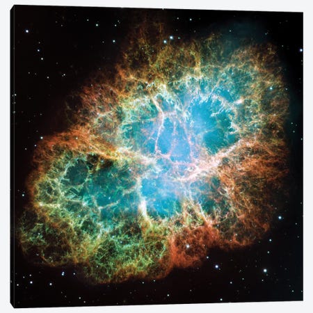 Extreme Detail, Crab Nebula, Messier 1 Canvas Print #NAS36} by NASA Canvas Art