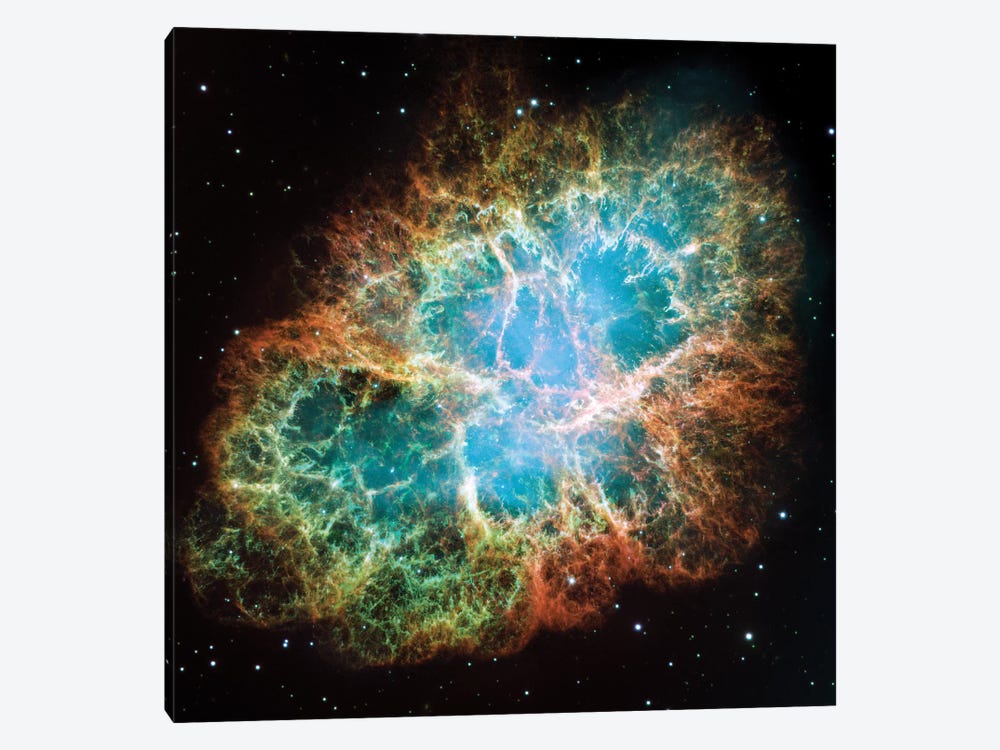Extreme Detail, Crab Nebula, Messier 1 by NASA 1-piece Art Print