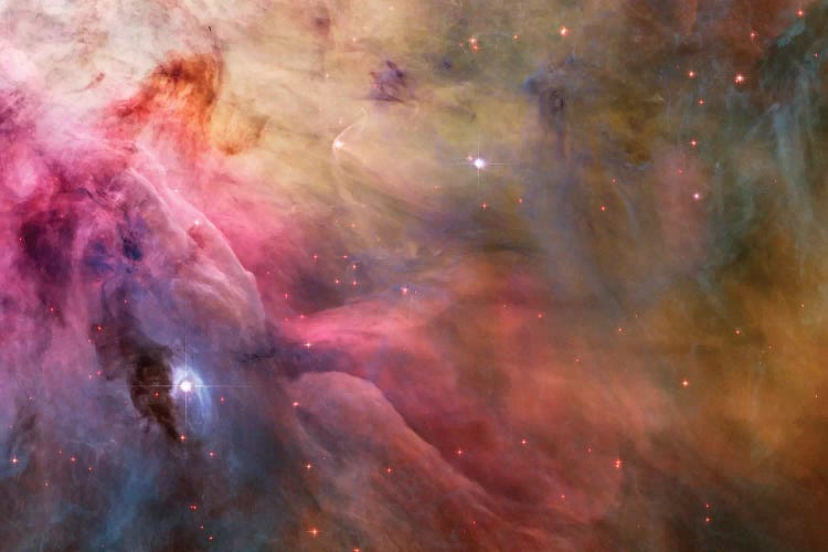 LL Orionis Interacting With the Orion Nebula Flow by NASA wall art