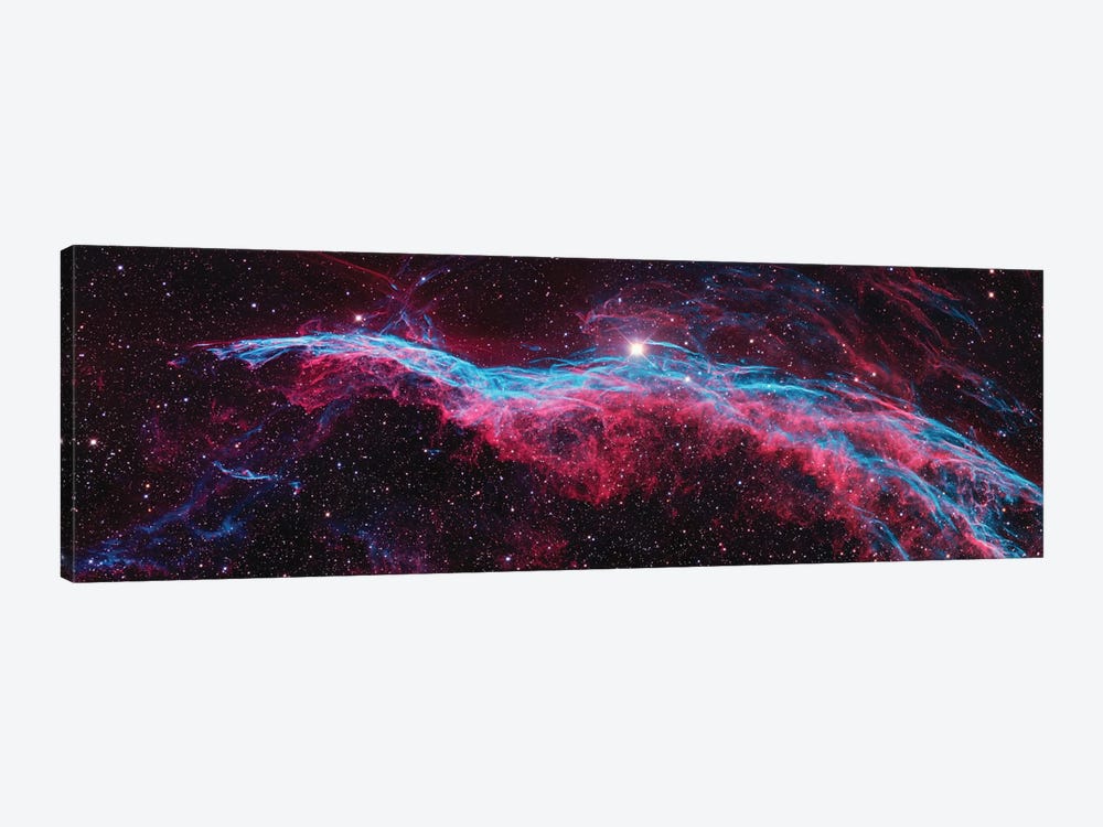 NGC 6960 (Witch's Broom), Western Veil Of The Veil Nebula 1-piece Canvas Art
