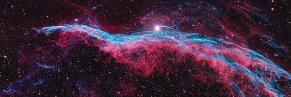 Astronomy & Space: NGC 6960 (Witch's Broom), Western Veil Of The Veil Nebula by NASA