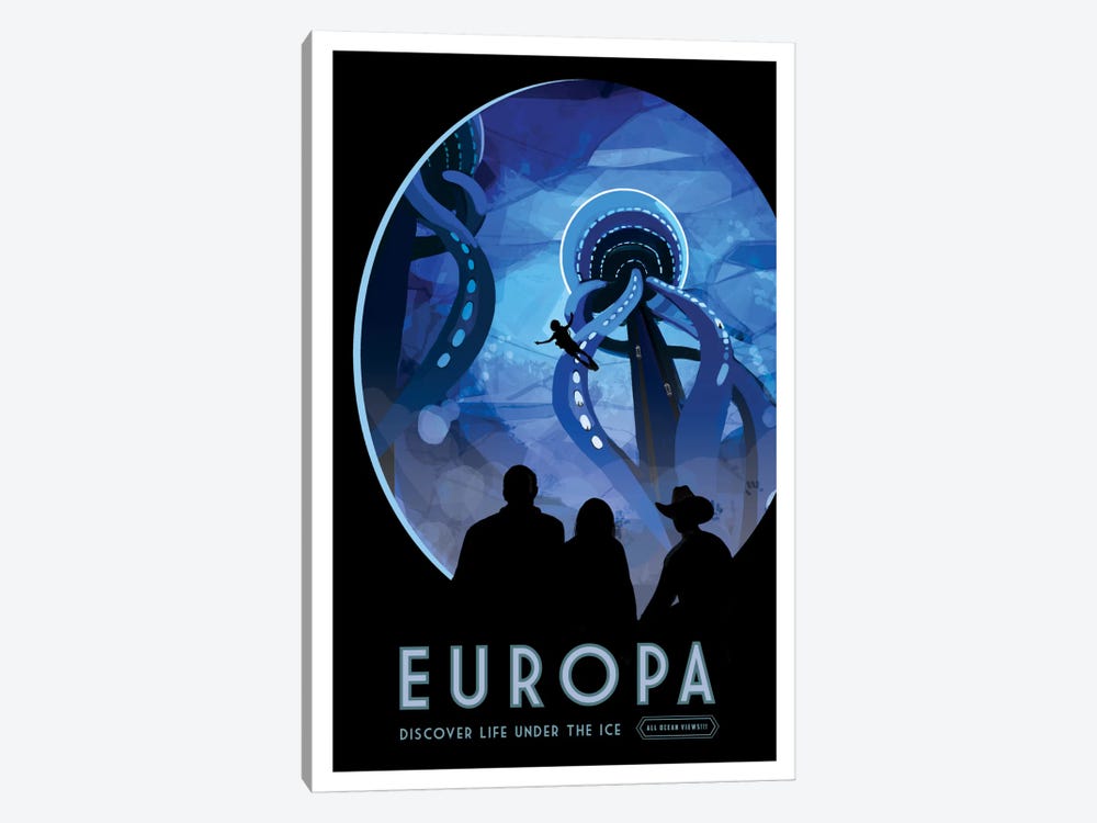 Europa by NASA 1-piece Canvas Artwork