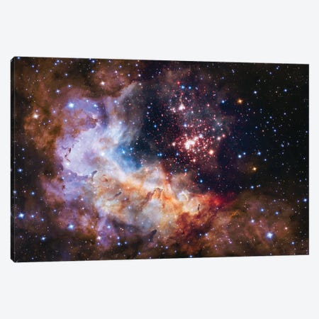 WR 20a And Surrounding Stars, Westerlund 2 Canvas Print #NAS54} by NASA Canvas Wall Art