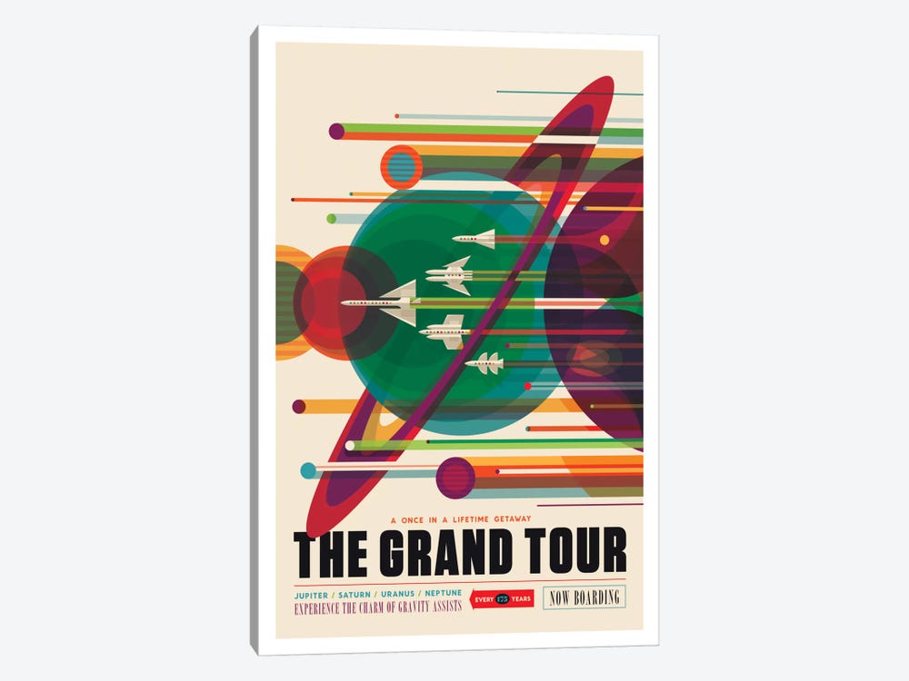The Grand Tour by NASA 1-piece Canvas Art Print
