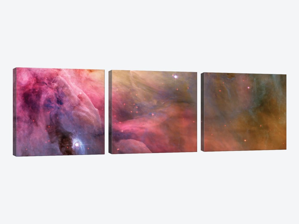 Flow Of Nebula by NASA 3-piece Art Print