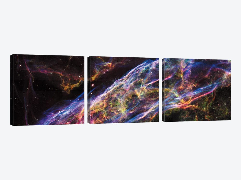 Prismatic Vapor by NASA 3-piece Canvas Art Print