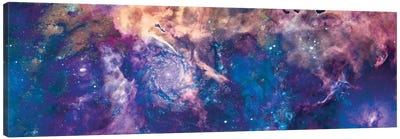 Royal Swirl Canvas Art Print - Pantone Ultra Violet 2018