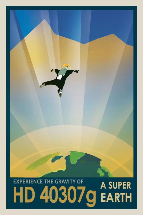 HD 40307g by NASA wall art