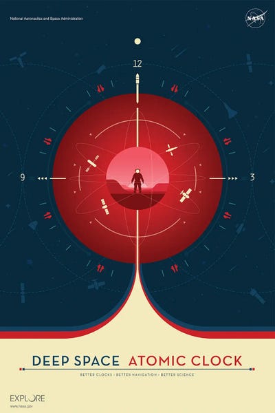 NASA: Deep Space Atomic Clock Red by NASA