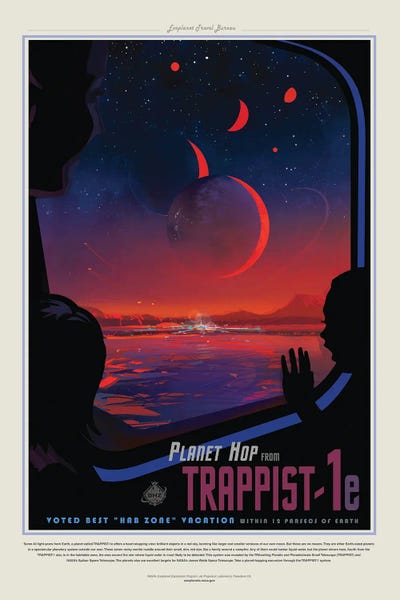 NASA: Planet Hop From Trappist 1E by NASA