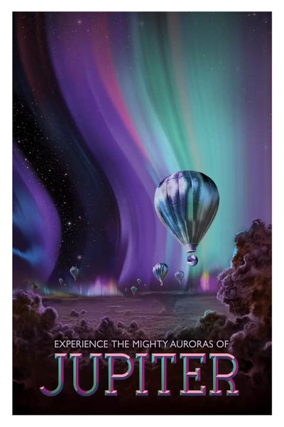 Space Travel Posters: Jupiter by NASA