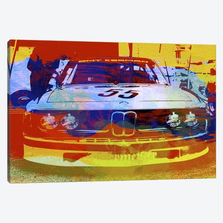 BMW Racing Canvas Print #NAX149} by Naxart Canvas Art