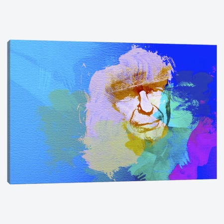 Leonard Cohen Canvas Print #NAX18} by Naxart Canvas Art