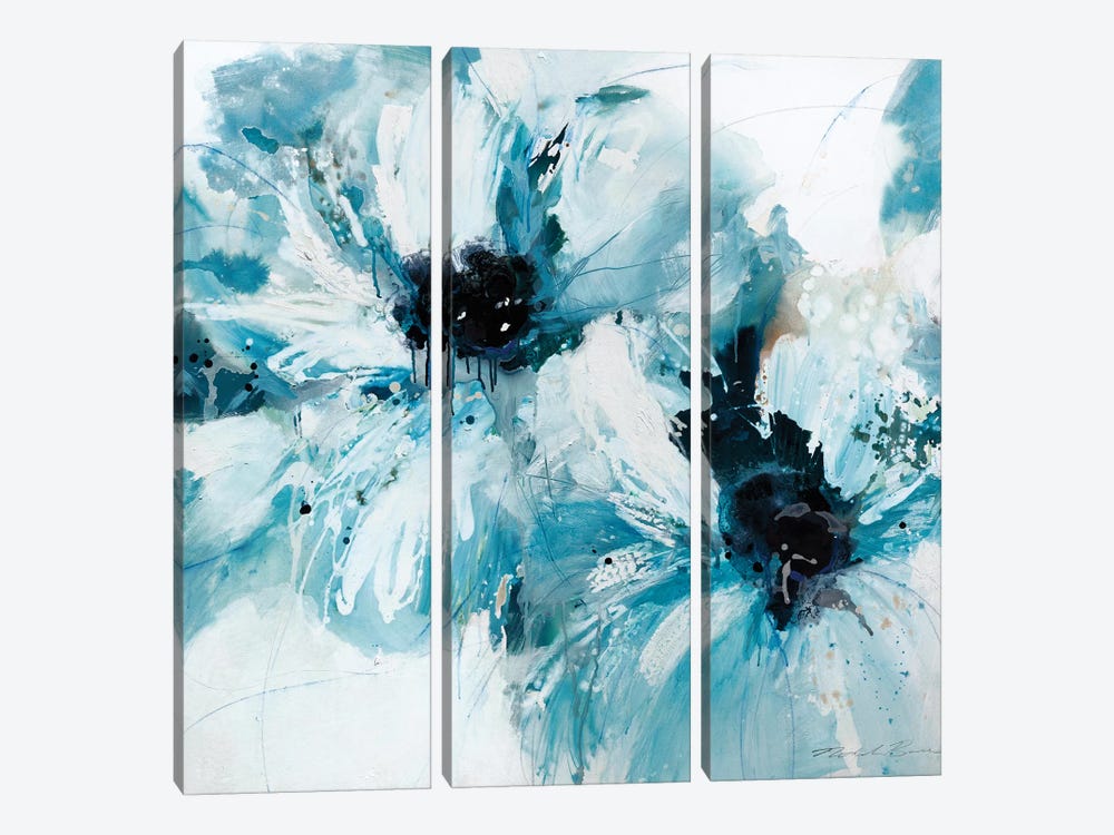 Blue Crush I 3-piece Canvas Print