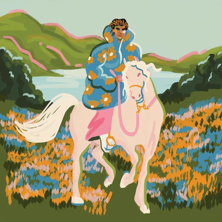 Horse by Niege Borges wall art