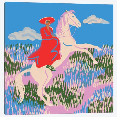 Horse II Canvas Print #NBG8} by Niege Borges Canvas Art Print
