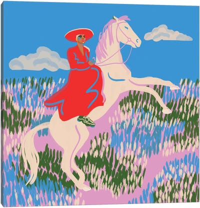 Horse II Canvas Art Print - Niege Borges