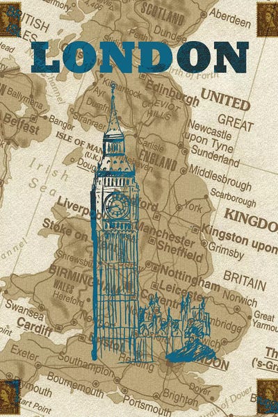 City Stops II by Nicholas Biscardi framed wall art